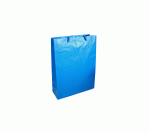 Solid Blue Plastic Bag - 10X12X7cm